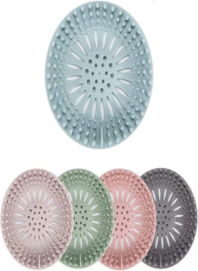 Eletree Shower Drain Covers | Durable Silicone Hair Catcher & Stopper for Bathroom, Bathtub & Sink Drains | Blocks Hair & Debris, Prevents Clogs, Easy to Clean (Pack of 2) - Image 1