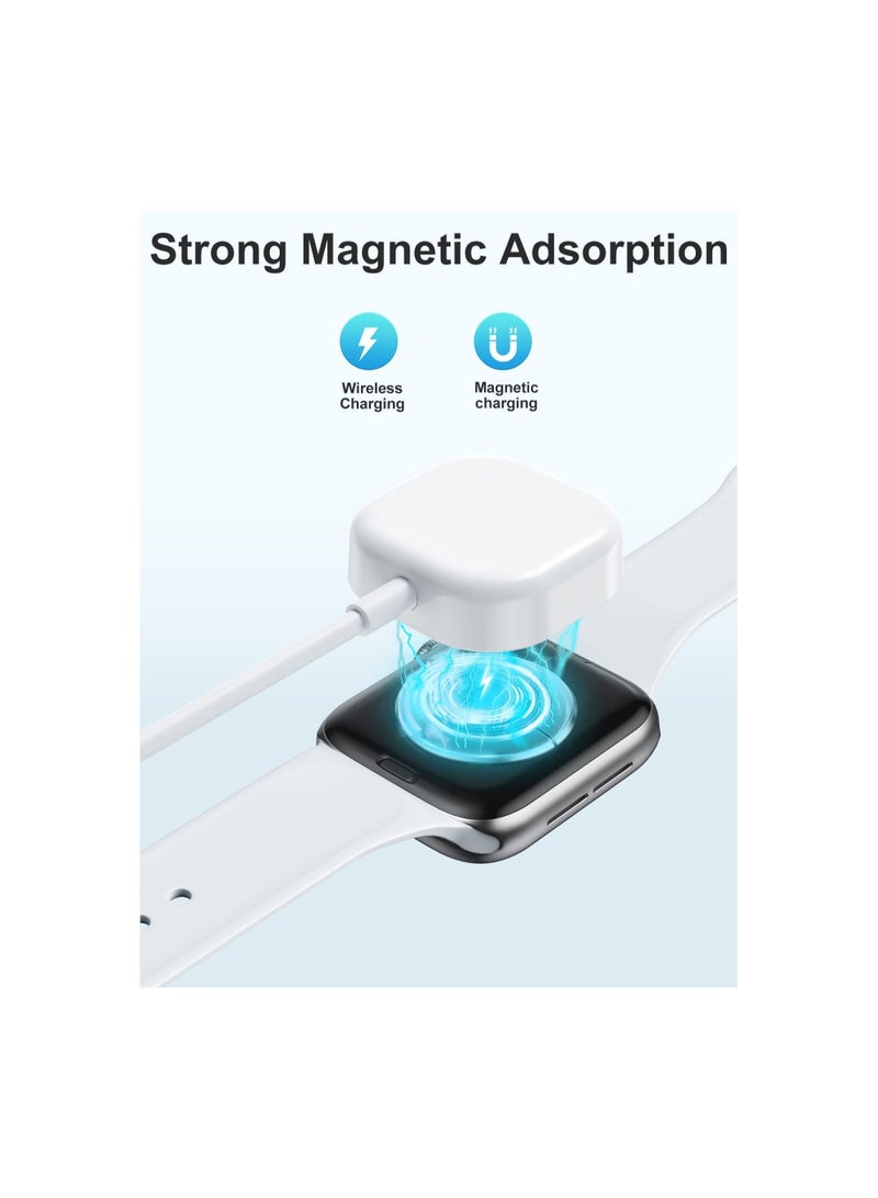 SOLARAE Watch Charger for Apple Watch Charger, 1m USB Wireless Magnetic Portable Charging Cable Cord Compatible with Apple Watch Series 9/8/7/6/SE/5/4/3/2/1 - Image 5