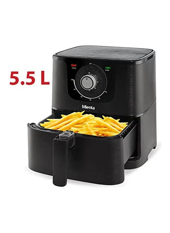 ميانتا مقلاة هوائية 5.5 لتر 1700 وات – أسود | موديل AF47534A - Image 2