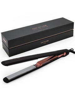 Corioliss C3 Hair Straightener Flat Iron Professional for Hair Titanium Plates Control Temperature Women Black Copper Soft Touch