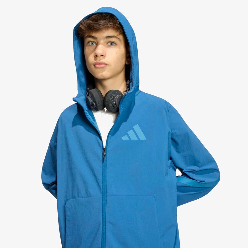 Adidas Z.N.E. Woven Travel Cover Up Track Top - Image 5