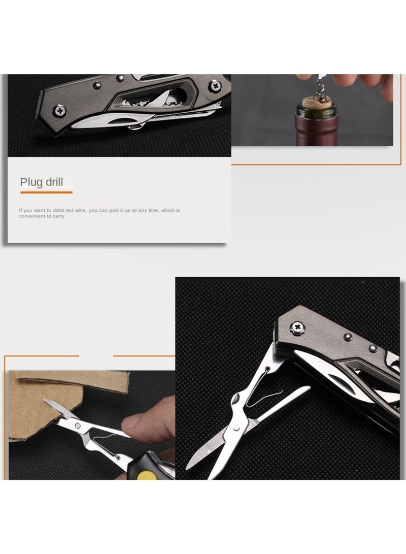 HILUKE Multifunctional Tactical Knife With Blade-95mm  - Image 5