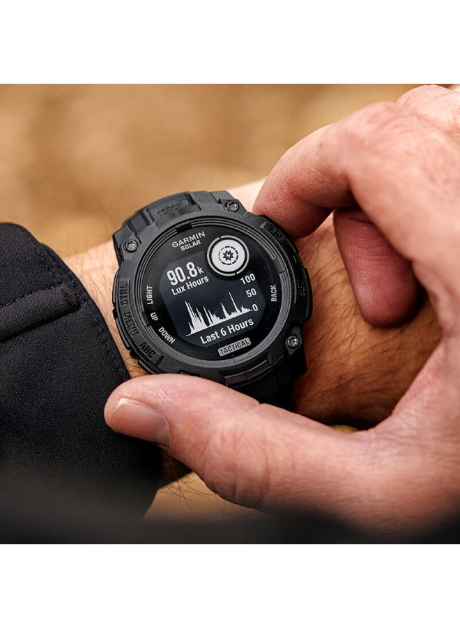 Garmin Instinct3 Tactical Edition Solar 50mm Outdoor Adventure Gps Positioning Sports Smart Watch - Image 5