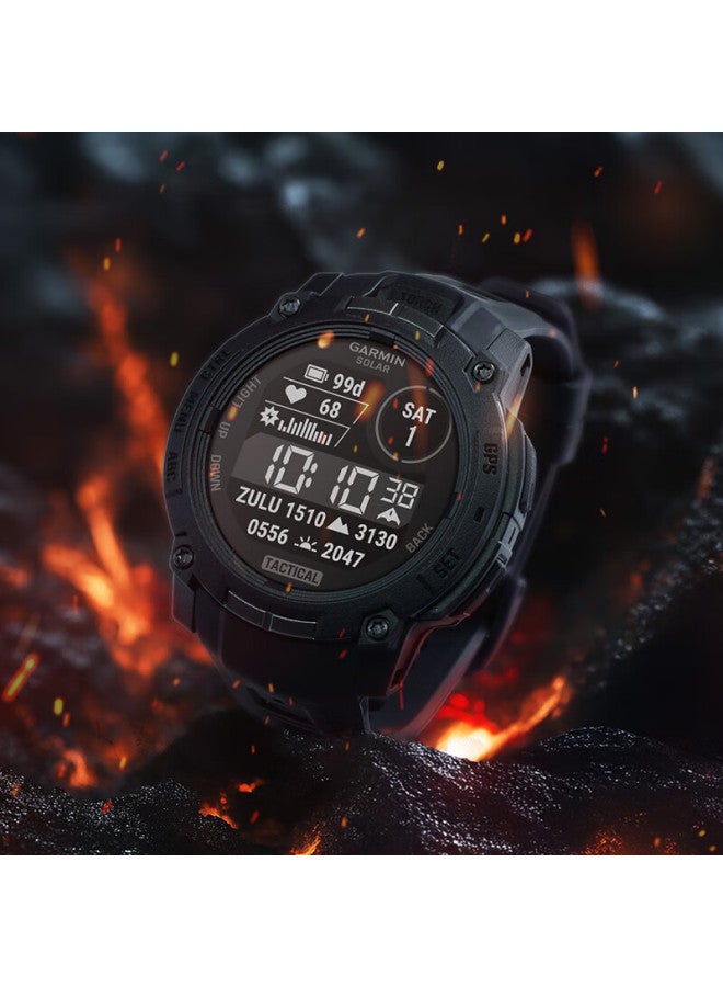 Garmin Instinct3 Tactical Edition Solar 50mm Outdoor Adventure Gps Positioning Sports Smart Watch - Image 3