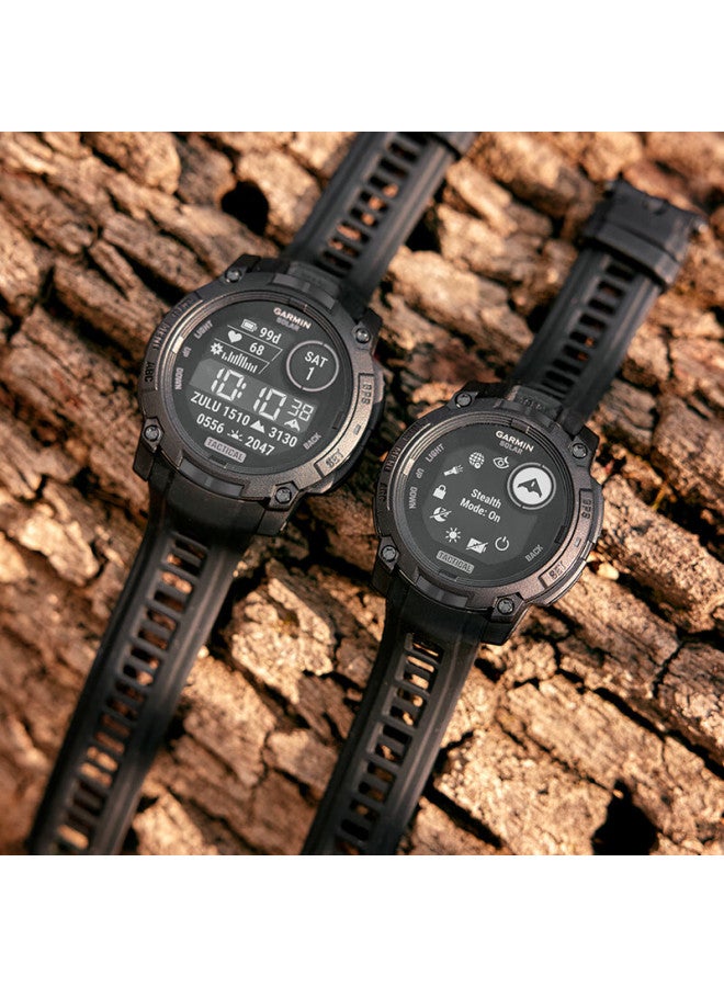 Garmin Instinct3 Tactical Edition Solar 50mm Outdoor Adventure Gps Positioning Sports Smart Watch - Image 4