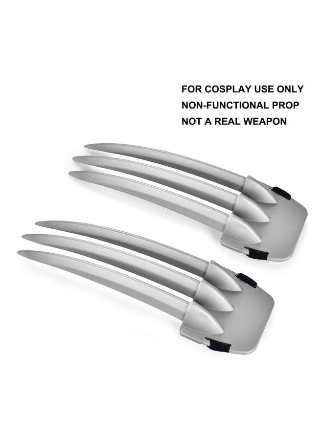 DAYSTART Plastic Wolf Claws with Dog Tags Pendant Fit for Wolverine Costume Cosplay Props - Image 2