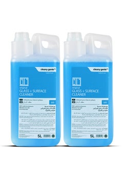 cleany genie Original Premium Glass Cleaner Surface Cleaner Liquid Window Cleaner 2x5L  - Image 1