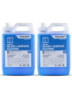 cleany genie Original Premium Glass Cleaner Surface Cleaner Liquid Window Cleaner 2x5L  - Image 2