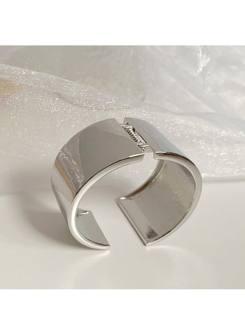 Trendy Oversized Bracelet Curtain Tiebacks Silver Mirror 
