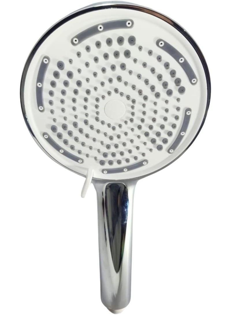 راس دوش محمول شكل بيضاوي كبير الحجم يناسب خرطوم الدش لديك - Image 2