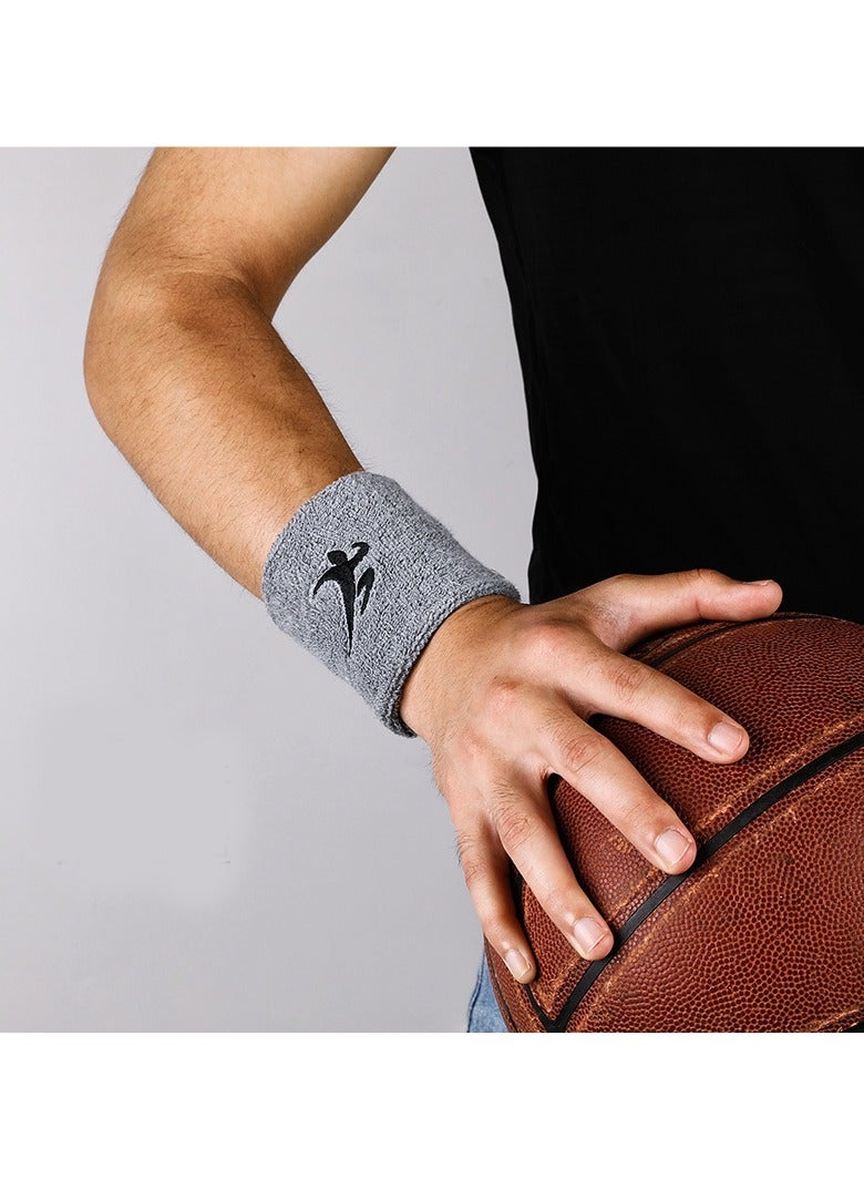 Goolsky 2pcs Sweat Absorbent Wrist Guards for Up to 70kg Fit, Embroidered Wristbands for American Football, Men and Women - Image 2