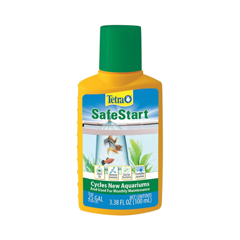 Tetra SafeStart, 3.38 Ounce, For Newly Set-Up Fish Aquariums - Image 1