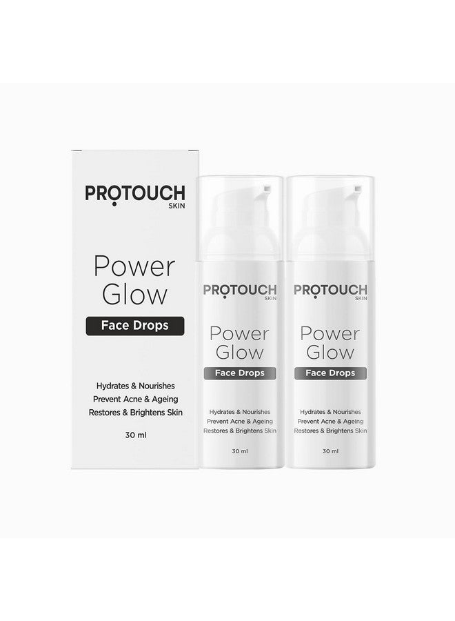 ProTouch Power Glow Face Drops | Brightening Serum With Korean & Indian Herbs | Lightens Dark Spots, Acne, And Wrinkles | For Clear, Glowing Skin - All Skin Types (Pack Of 2) - Image 1