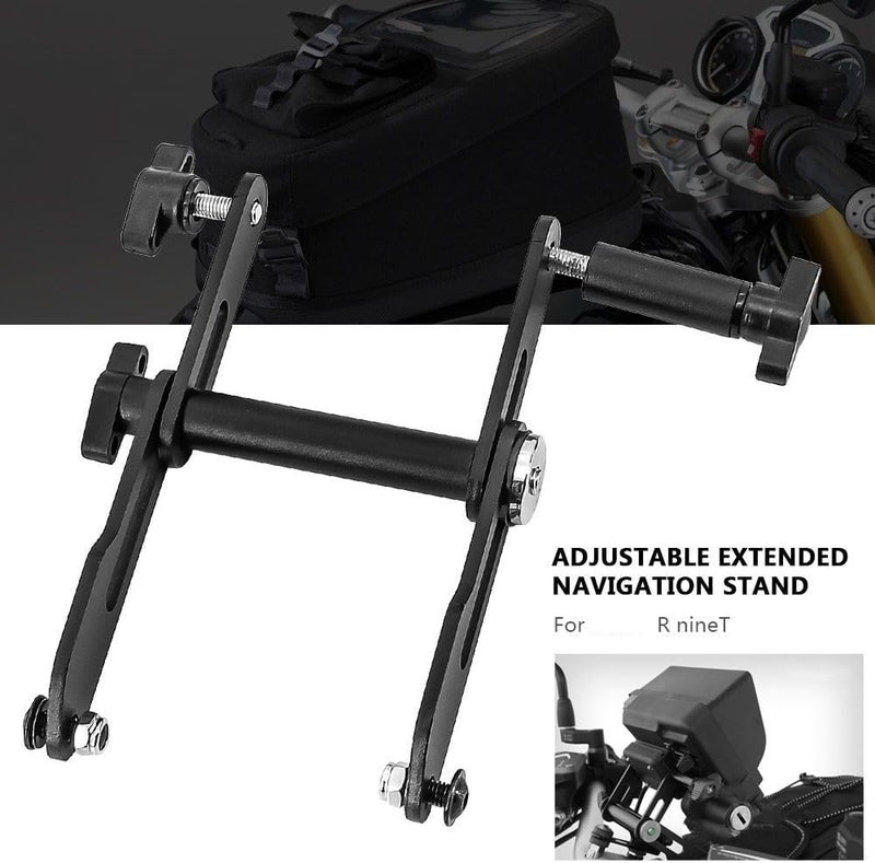 QASULER Motorcycle Adjustable Phone Holder Bracket - Image 3