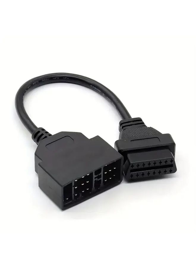 Black OBD2 Diagnostic Connector Adapter 22 Pin to 16 Pin for Toyota - Image 4