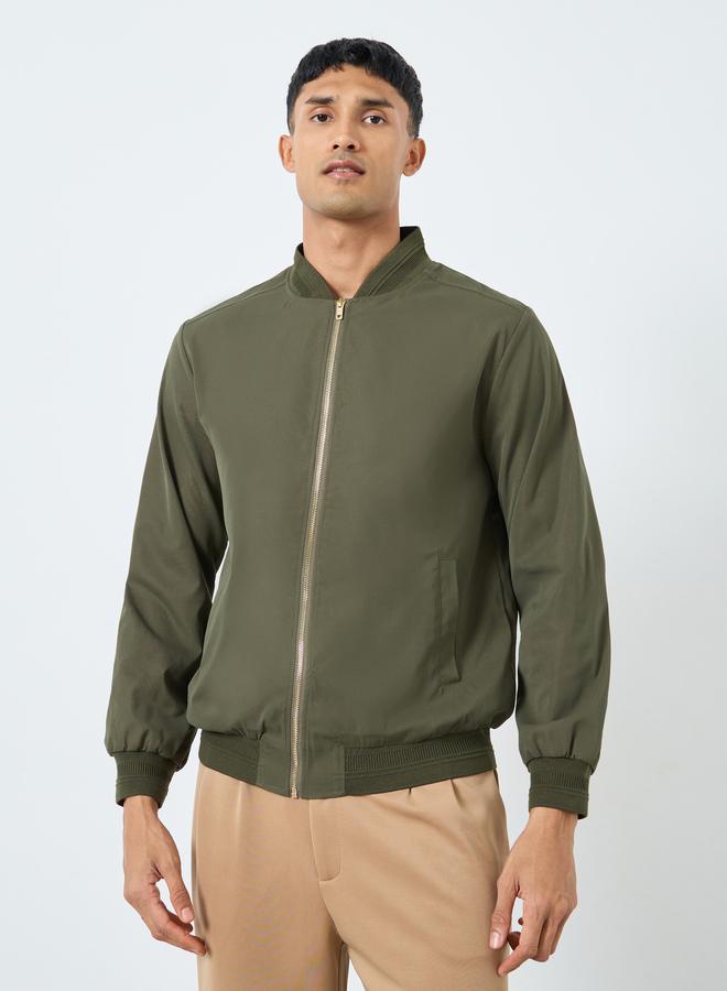 ستايلي جاكيت بومبر بقصة مريحة - Image 3