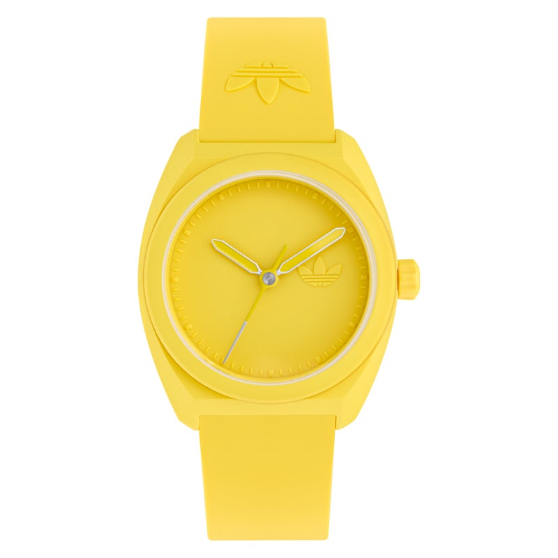 Adidas UW PROJECT THREE YLW CS YLW DL 42MM QTZ YLW PLSTC SS24 - Image 1