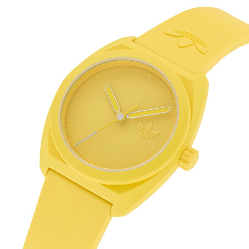 Adidas UW PROJECT THREE YLW CS YLW DL 42MM QTZ YLW PLSTC SS24 - Image 2