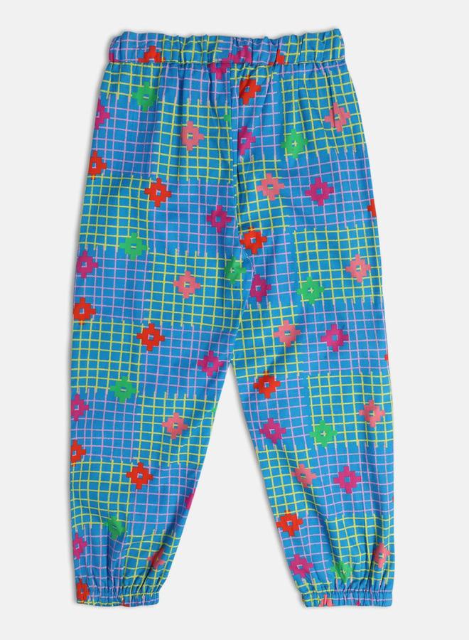 MINIKLUB Girls Cotton Ruffled Top and Cuffed Pants Set - Image 5
