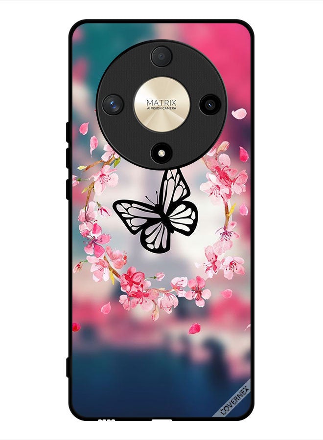 Covernex غطاء واقي لجهاز هونر X9b بتصميم الفراشة في حلقة الزهور - Image 1