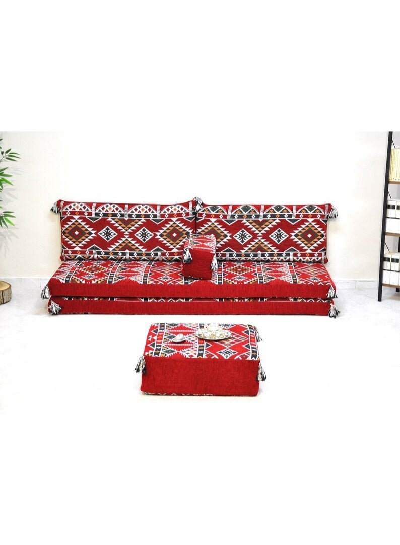 اكس بوت طقم أريكة مجلس أرضي عربي تقليدي طقم جلوس أرضي لمجلس عربي – 1 - Image 5