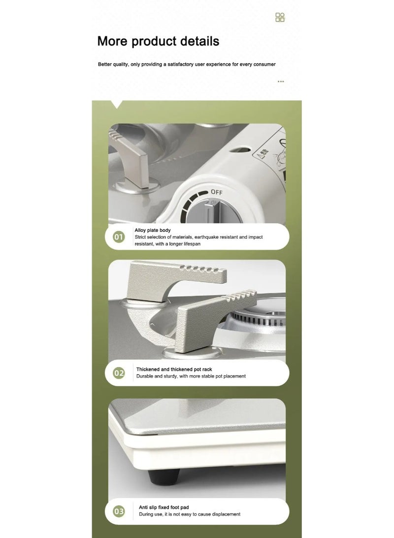 Horizon Portable Camping Stove, Extra High Output, Single Burner Butane Stove Camping Accessories, Outdoor Windproof Camp Stove, Camping Cooking Grill, Propane Burner and Backpacking Essentials - Image 3