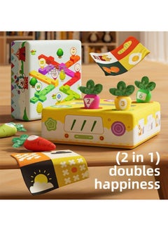 Generic Baby Toy Pulling Radish Two-in-one Chewable Toy-monthly Early Education Teaching Aids Kidsren's Grasping Training-Color:Bus Model  - Image 4
