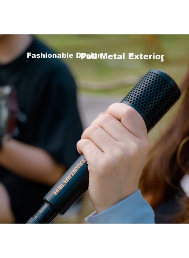 Takstar Dm 103 Wired Dynamic Microphone, Professional Performance Singing Microphone, Home Ktv Live Singing Stage Recording Conference Host Microphone, Black - Image 4
