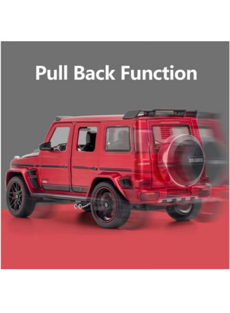 Dream Zone Mercedes Benz BRABUS G800 Alloy Diecast Model 1:24 Scale (Red) - Image 2