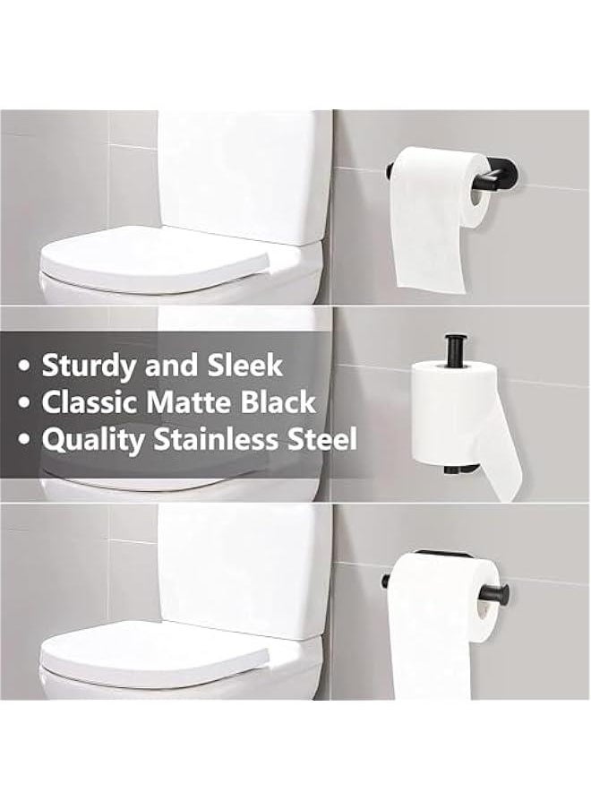 HOOKOR 2 Pack Toilet Paper Holder, Self Adhesive Toilet Roll Paper Holder No Drilling Stainless Steel, SUS 304 Stainless Steel，Wall Mount Toilet Paper Holders for Bathroom, Kitchen, Washroom  - Image 3