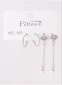 3 pairs earring set with different styles (Kiss)