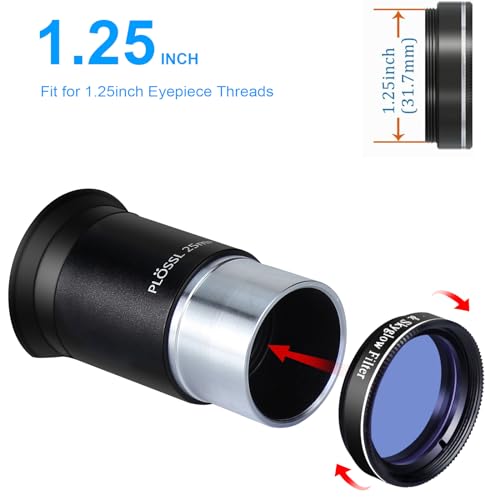 Celticbird Telescope 1.25" Moon & Sky-Glow Filter for Celestron, Orion, Sky-Watcher, Meade, William and Any Brands Models (1.25 inch, Moon) - Image 5