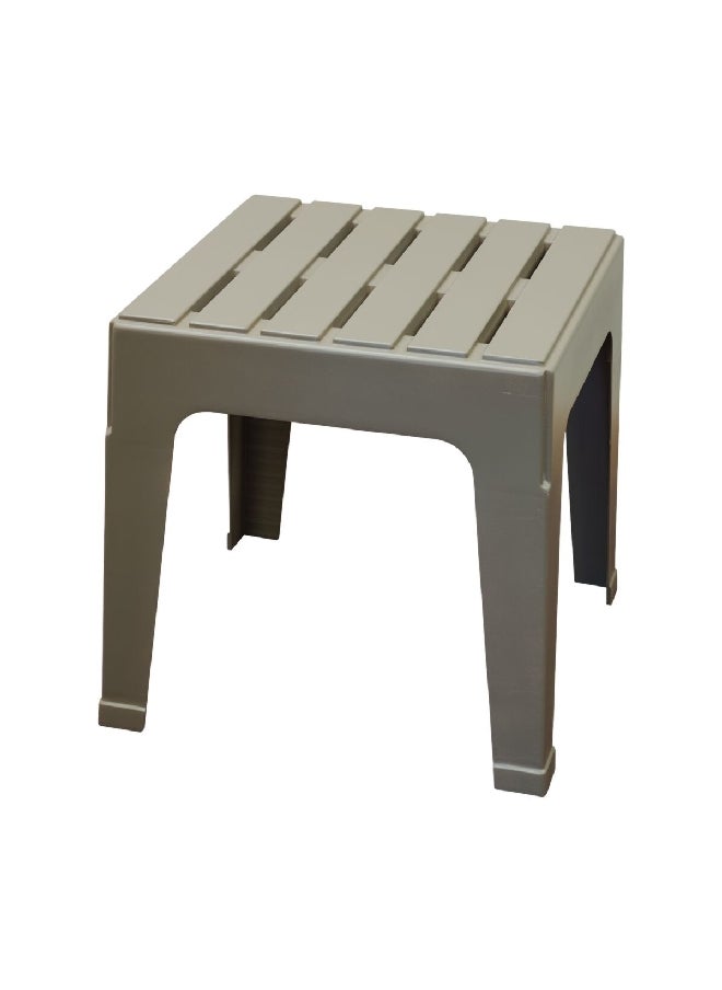 ADAMS - Resin Stackable Side Table Grey 45.72 x 50.29 x 50.29 cm 8029295 - Image 1