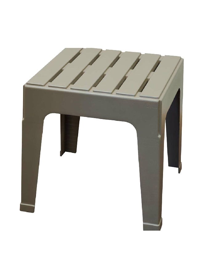 ADAMS - Resin Stackable Side Table Grey 45.72 x 50.29 x 50.29 cm 8029295 - Image 1
