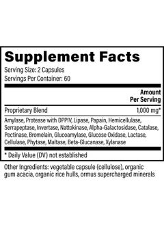 global healing center Global Healing Ultimate Enzymes - Digestive Enzyme Supplement - 120 Capsules (2-Pack)  - Image 2