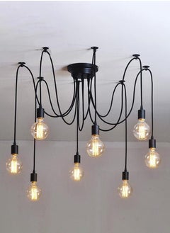 MODI 5 Pcs A60 Clear Glass Lampshade E27 LED Filament Edison Bulb, 8W, 3000K Warm White, Non-Dimmable, Round Shape Bulb,  for Home Indoor Decoration, Interior, Chandelier, Room Decor And More  - Image 4