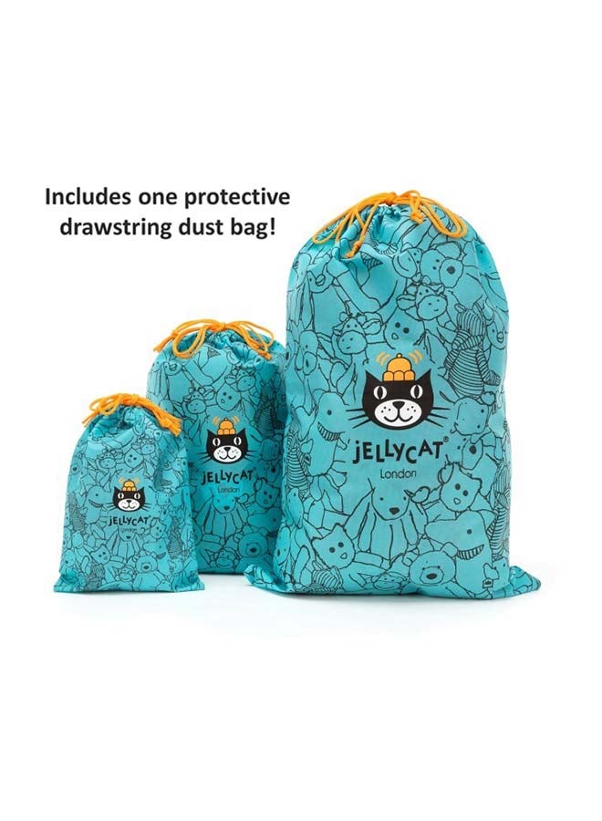 Jellycat Sammie Snowman – Soft Plush Snowman with Blue Hat, Scarf & Twig Arms – 22cm Winter Cuddle Toy for Christmas Décor & Gifting - Image 5