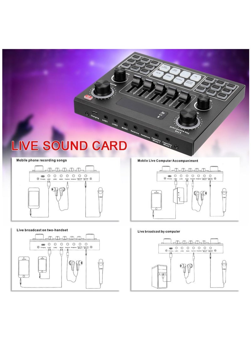 ELTRAZONE - Elite V9 Sound Card & BM800 Pro Microphone Bundle for Advanced Broadcasting - Image 1