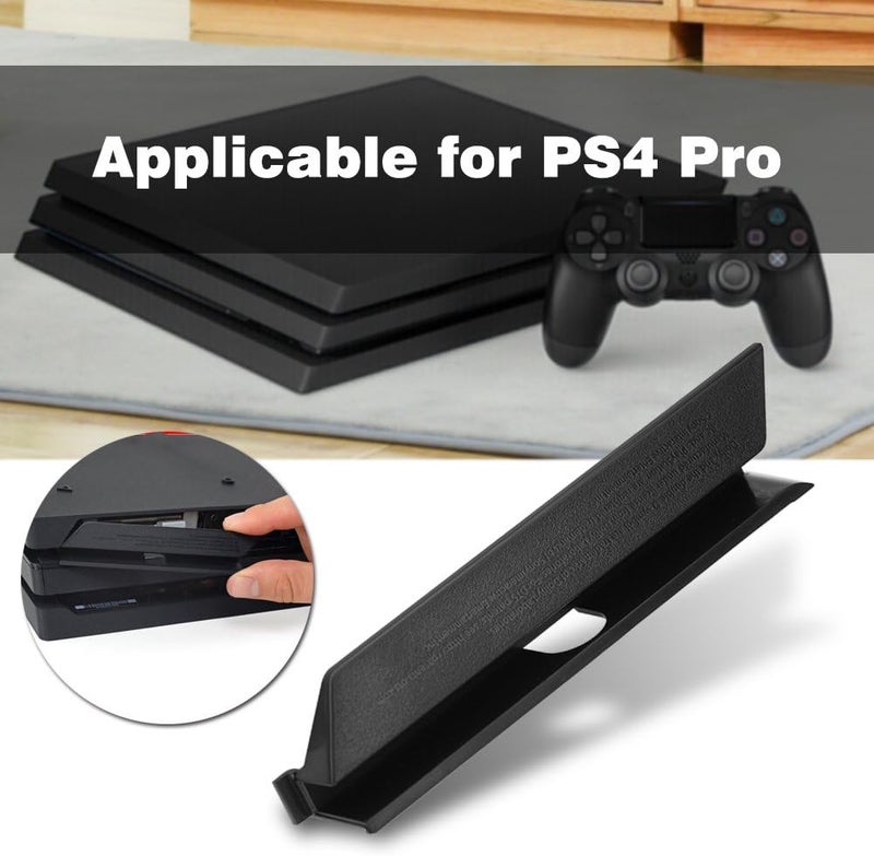 cheekyglo HDD Hard Drive Slot Cover, Door Flap for PS4 Pro Black Plastic HDD Hard Drive Slot Cover Door Flap for PS4 Pro Console - Image 2