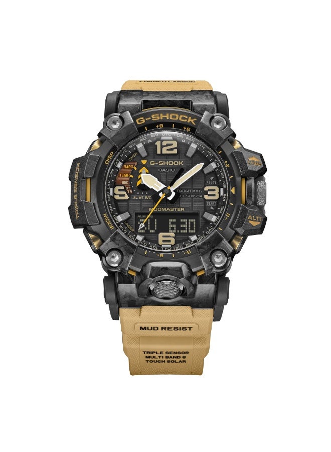 CASIO G-SHOCK GWG-2000-1A5DR Analog-Digital Men’s Watch, Tough Solar, Bluetooth Connectivity, 200M Water Resistant, Resin and Carbon Fiber Band - Image 2