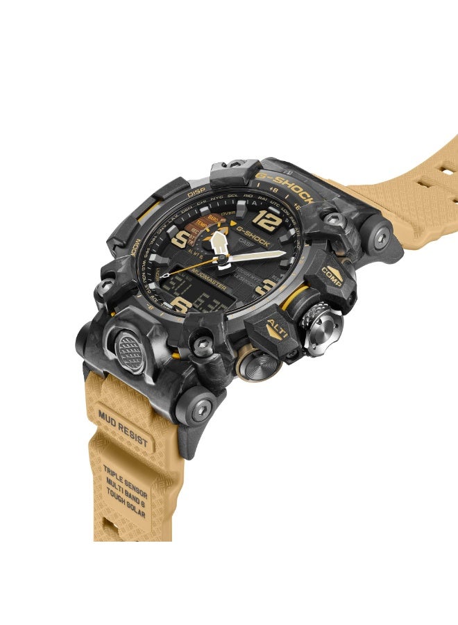 CASIO G-SHOCK GWG-2000-1A5DR Analog-Digital Men’s Watch, Tough Solar, Bluetooth Connectivity, 200M Water Resistant, Resin and Carbon Fiber Band - Image 4