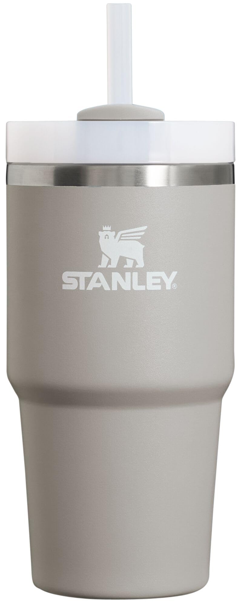 Stanley Stanley Quencher H2.0 FlowState Stainless Steel Vacuum Insulated Tumbler with Lid and Straw for Water  Iced Tea or Coffee  Smoothie and More  Ash  20oz - Image 1