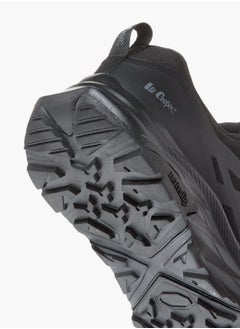 Lee Cooper Mens Panelled Sneakers With Lace-Up Closure  - Image 4