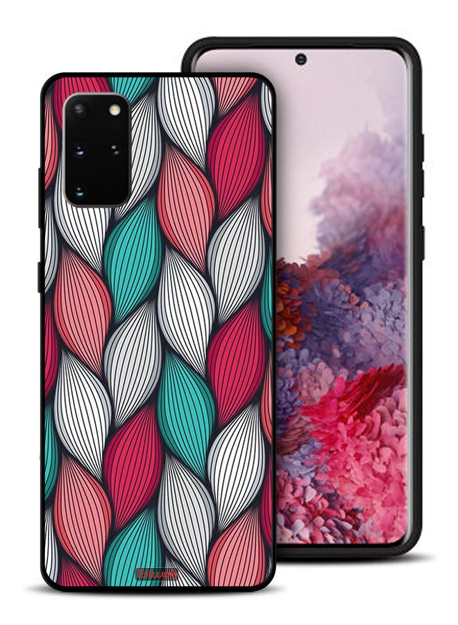 Tolwak Samsung Galaxy S20 Plus 4G Protective Case Cover Feather Pattern - Image 1