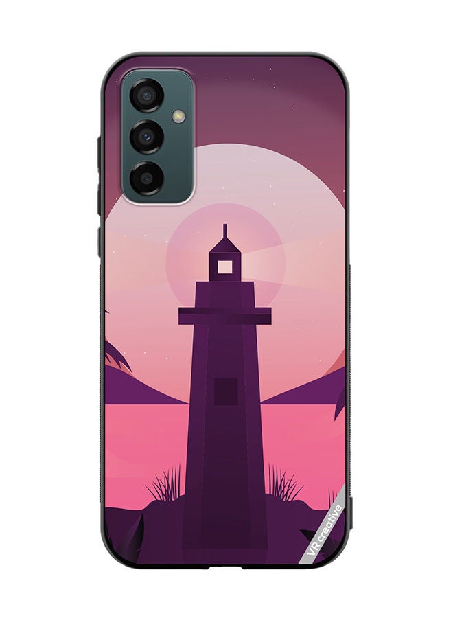 VR CREATIVE Protective Case Cover For Samsung Galaxy M23 Lake House Design Multicolour - Image 1