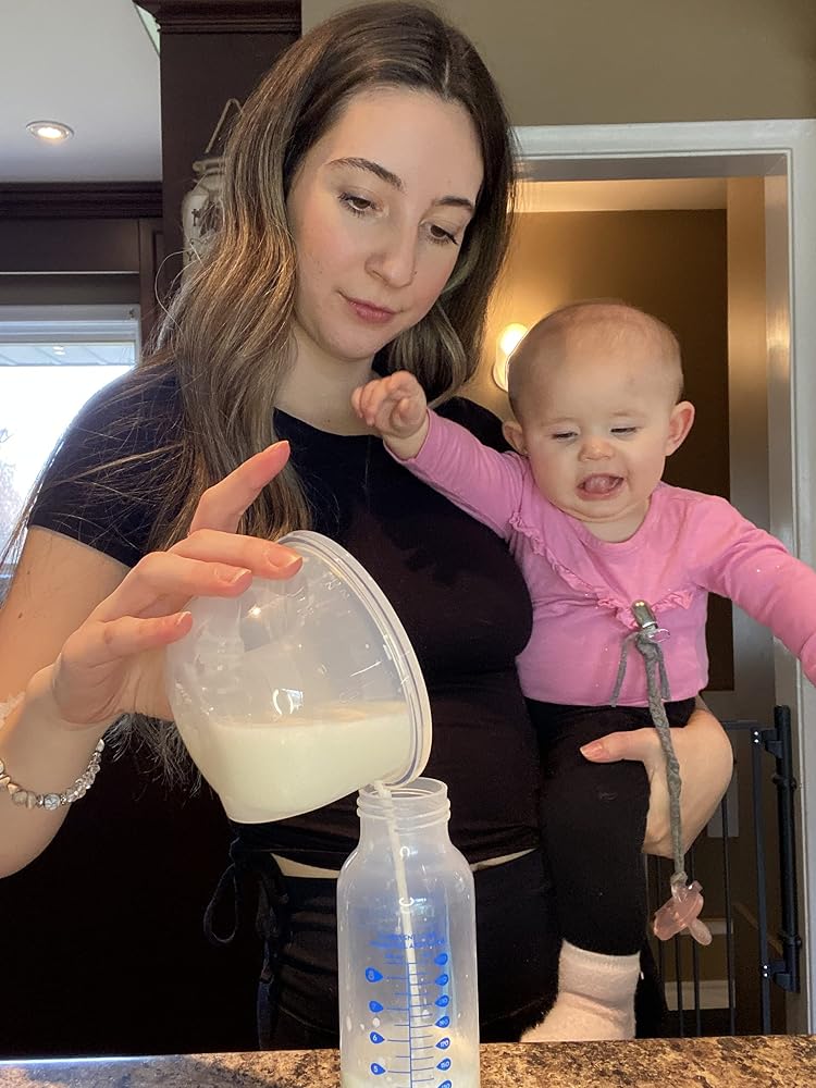 Bellababy Wearable Breast Pump Hands Free, Touch Screen Electric Breast Pump Wireless Portable, 4 Modes 9 Levels Suction, 6 oz 1 Pack. (24mm Flange, Come with 21mm/19mm/17mm Inserts) - Image 5