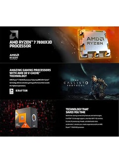 Arabest AMD Ryzen 7 7800X3D Octa-Core Hexadeca-Thread CPU Package with ASUS ROG Strix B650E-F Gaming WiFi AM5 (LGA1718) Ryzen 7000 Gaming Mainboard(DDR5, PCI Express 5.0)  - Image 3