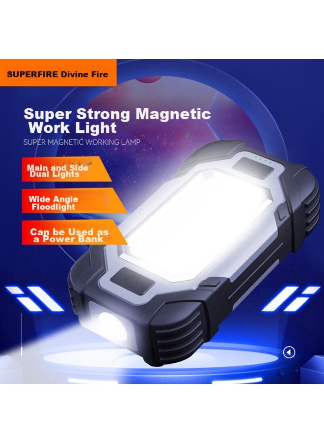 SupFire Supfire Rg04 Multifunctional Work Light With Magnet, Emergency Repair Light, Rechargeable Outdoor Emergency High-intensity Flashlight  - Image 1