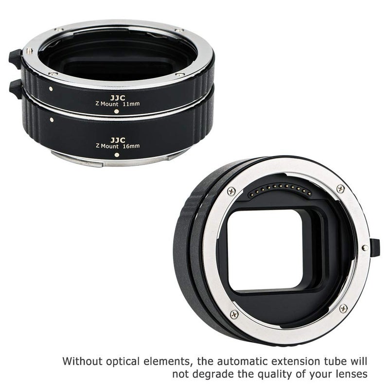 JJC Z Mount Auto Focus Macro Extension Tube Ring Set for Nikon Z50 II Z50II Zf Z8 Z9 Z30 Z fc Zfc Z6 III II Z6III Z6II Z7II Z5 Mirrorless Camera & Nikon Z Mount Lens, Great Tool for Macro Photography - Image 3