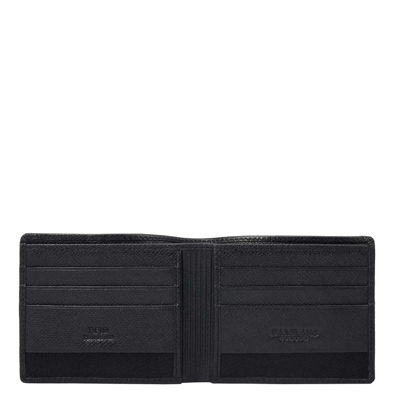 Da Milano black Black Bifold Leather Mens Wallet for Men | Best Price UAE